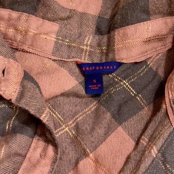 00s Aeropostale plaid shirt - Picture 2 of 5